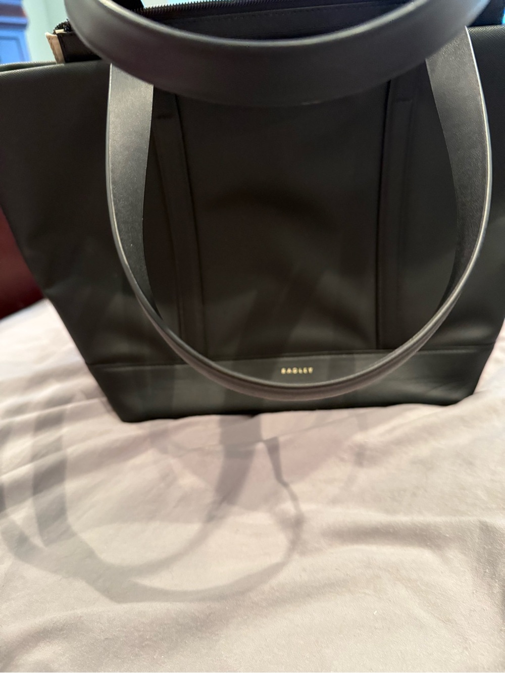 RADLEY LONDON Black Leather Tote Bag
